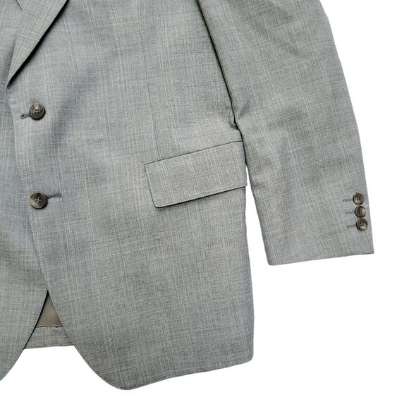 Vintage Adams Row Blazer Jacket Sport Coat Tan Career Office 46x31 - Picture 5 of 13